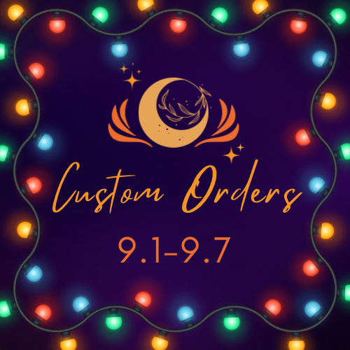 CUSTOM ORDERS (ships week of 11.1.26)